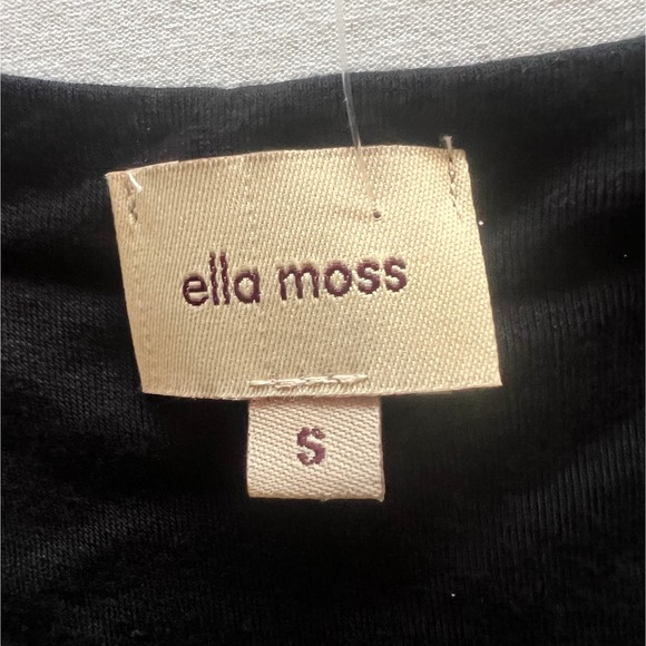 Ella Moss Colorblock Bodycon Midi Dress Sleeveless Black Gray Size S NWT - Picture 8 of 10